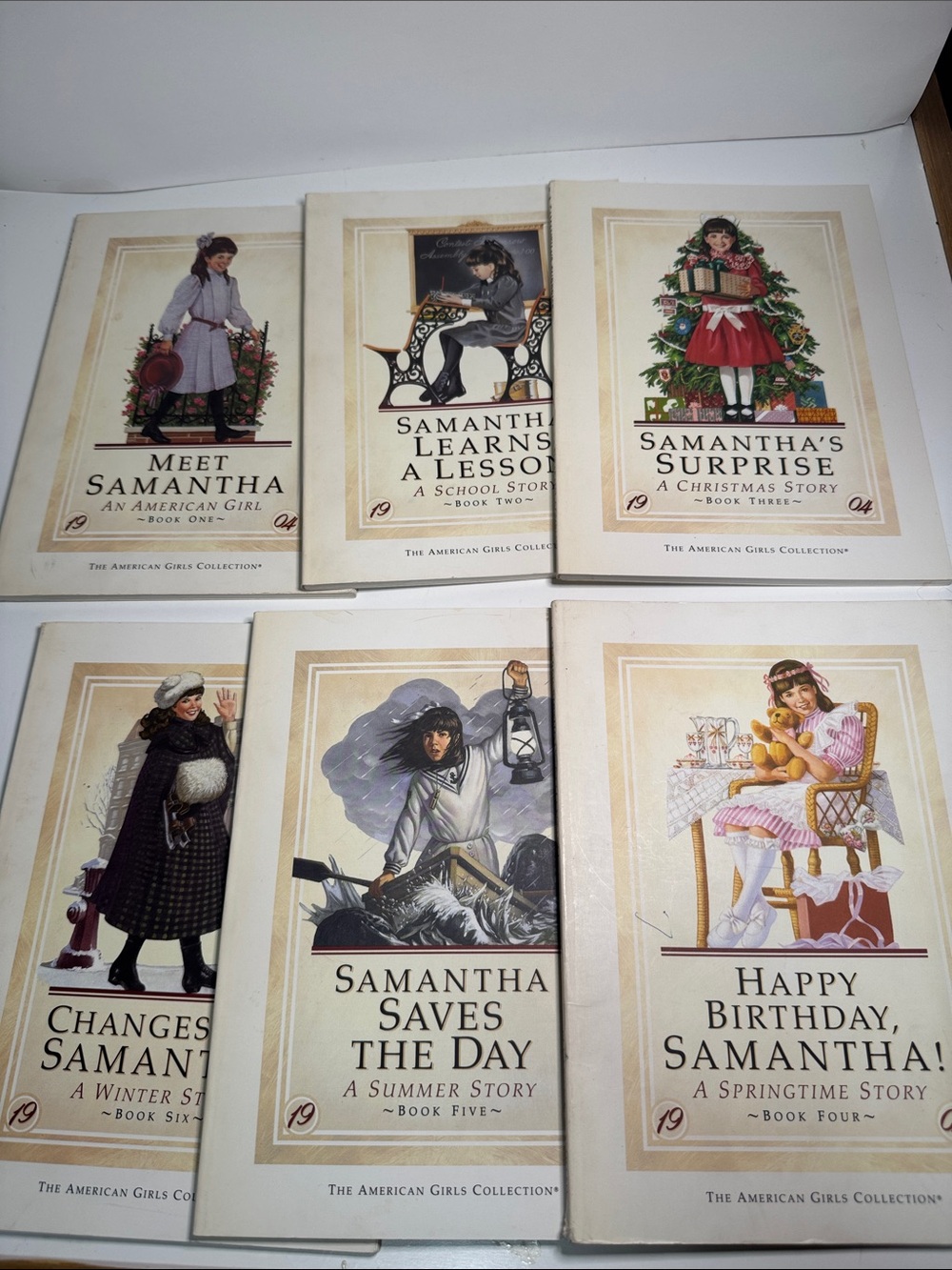 vintage books 1-6 Pleasant Company American Girl Samantha collection slipcase